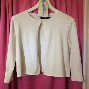 Lauren, Ralph Lauren Sweater Off-White Size L